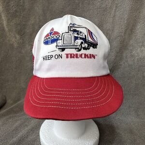 Vintage Amoco "Keep On Truckin'" Trucker Hat